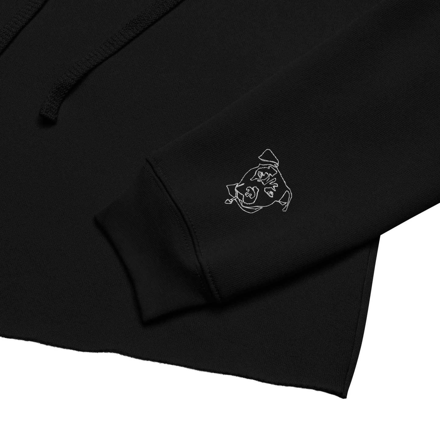 We Lov Dogs Crop Hoodie