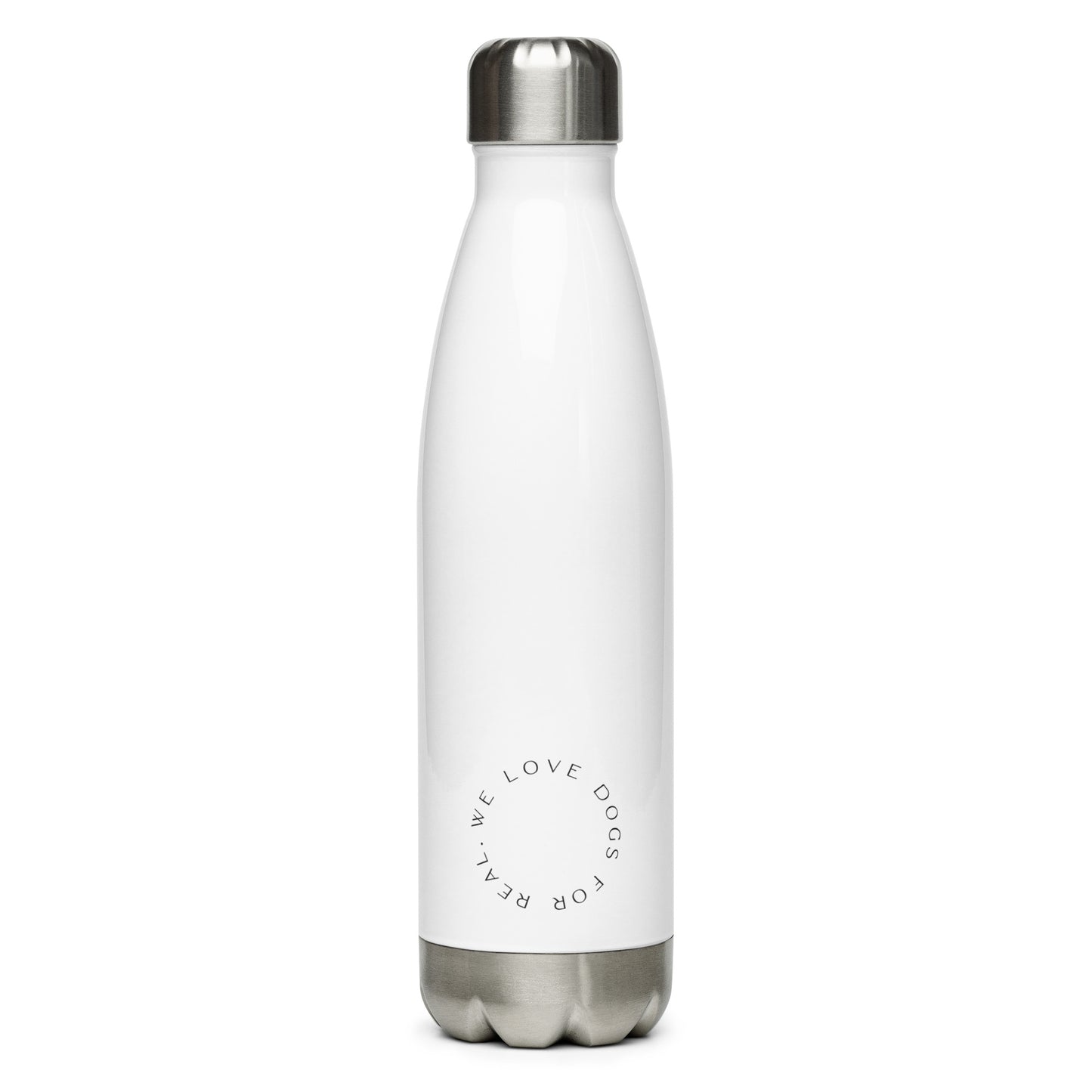 We Love Dog Stainless Steel Water Bottle