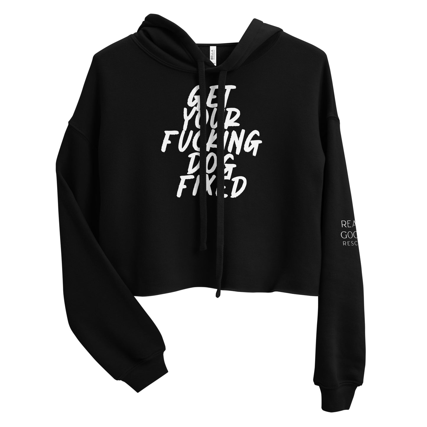 Get Your Fucking Dog Fixed Crop Hoodie